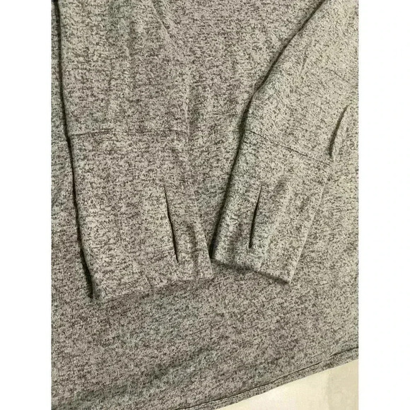 Athleta Pose Knit Long Sleeve Round Neck Athletic Top Gray Size Large Women's - Picture 3 of 4
